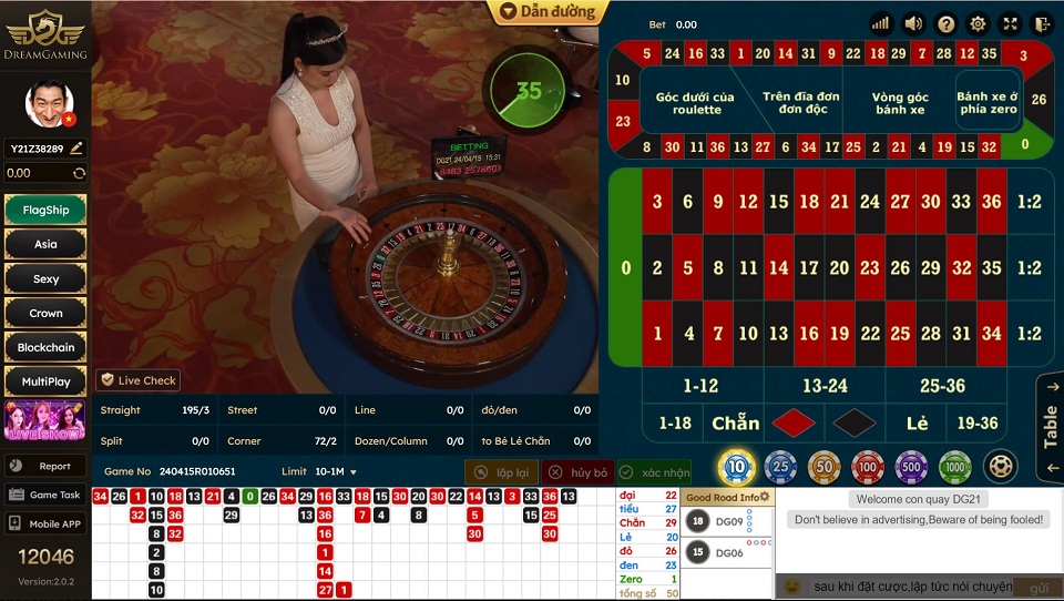 Cá cược Roulette tại casino WW88 cực đơn giản