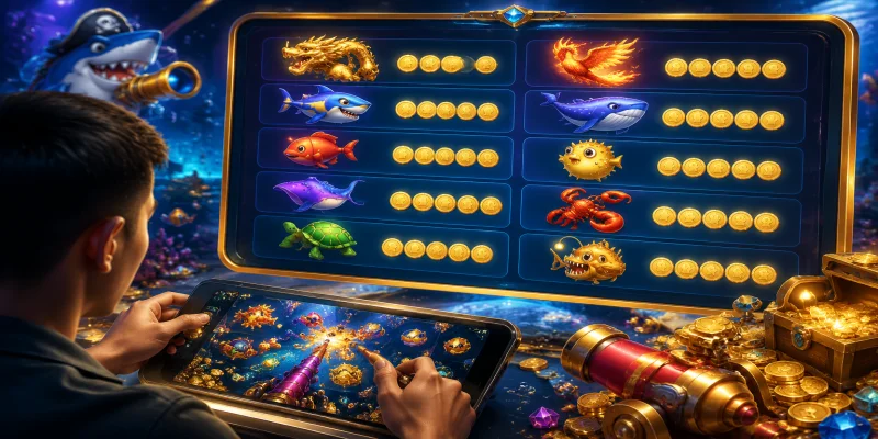Bảng thống kê tỷ lệ trả thưởng của các loài cá đặc biệt trong game bắn cá